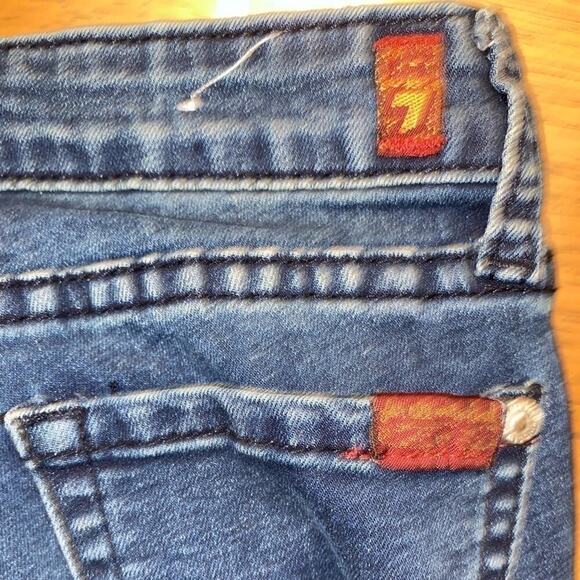 7 FOR ALL MANKIND GILS “SKINNY” JEAN SIZE 10 MINT - Picture 3 of 5